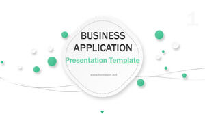 Template Powerpoint Aplikasi Bisnis