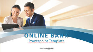 Online Bank Slides Powerpoint Templates