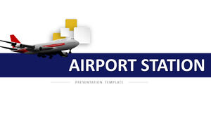 Modelli Powerpoint della stazione dell'aeroporto