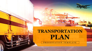 Plan transportu Szablony Powerpoint