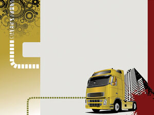 Transporter Truck Powerpoint Templates