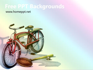 Modèles PowerPoint de jouets de vélo