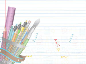 Educational Supplies Powerpoint Templates