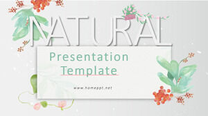 Natural Life Powerpoint Templates