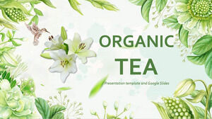 Organik Çay Powerpoint Şablonları
