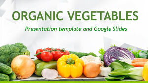 Modèles PowerPoint de légumes biologiques