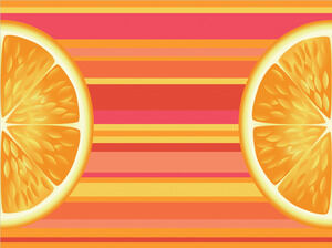 Orange Folien Powerpoint-Vorlagen