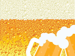 Beer Pattern Powerpoint Templates
