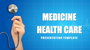 Modelos de Powerpoint de Cuidados de Saúde de Medicina