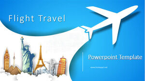 PowerPoint-Vorlagen für Flugreisen