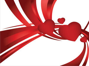 Aşıklar Kalp Powerpoint Şablonları
