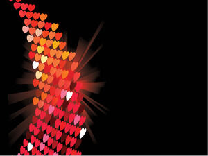 Renkli Kalpler Powerpoint Şablonları