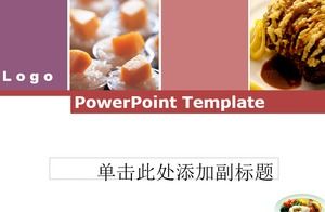 Diapositive colorate gourmet PPT