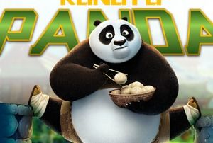 Modello ppt tema Kung Fu Panda