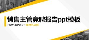 Sales executive competition report ppt template