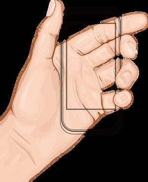 20 card ventilation simulation gesture HD png picture