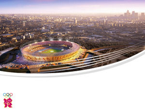 2012 Jogos Olímpicos de Londres modelo de ppt