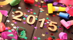2015 크리 에이 티브 글꼴 새해 축제 배경 이미지