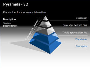 3D ปิรามิด PPT แผนภูมิ - Presentationload ผลิต