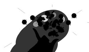 Капля чернил - сильное чувство визуального воздействия 2011 Жуй Pu PPT анимация видео