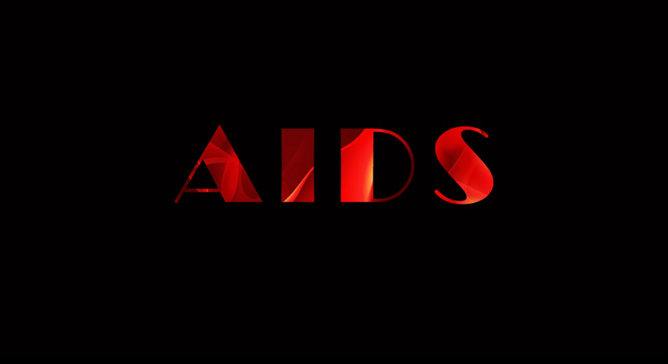 エイズ予防の公共サービスの発表PPTアニメーション