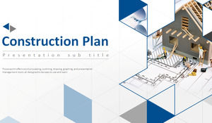 plantilla ppt introducido arquitectónica productos de la empresa de diseño y operaciones de mercado