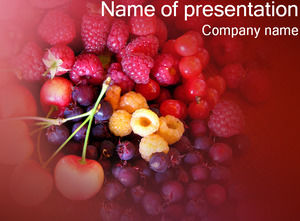 Cherry gelso modello di frutta ppt viola