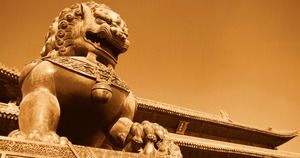 leones chinos - plantilla ppt para la profesión jurídica