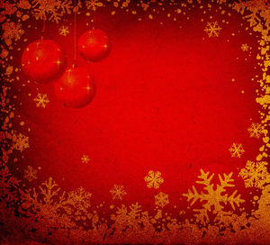 聖誕喜慶的紅色背景圖片