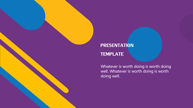 Colorful simple and stylish common PPT Templates