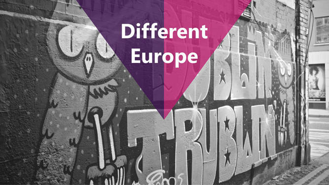 European Travel Urban PPT template Introduction