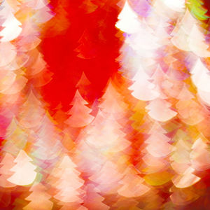 Великолепная аура акварель Рождественская елка РРТ фоновое изображение