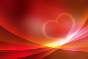Heart-shaped pattern simple red background image