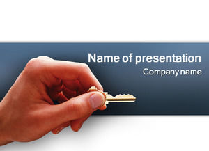 Hold the key to open the hope ppt template