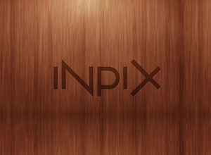 Perusahaan Korea INPIX kayu busana indah latar belakang ppt Template
