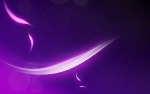 光作为羽毛抽象紫色PPT背景图像