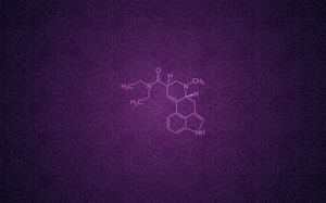 線圖形背景化學式的紫色背景圖片
