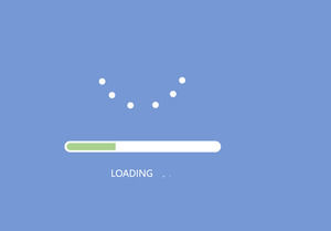 loading progress bar - text box loading animation ppt template