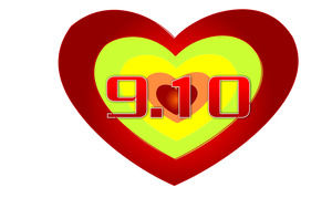 только день музыка динамичной открытки PPT шаблон педагог - Любовь из сердца