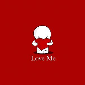 LOVE ME love theme ppt background image