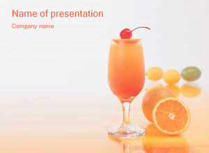 modèle boisson de jus d'orange ppt
