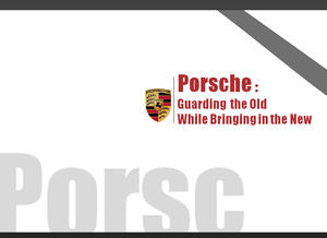 Porsche (Porsche) prodotti culturali e analisi di mercato dell'industria automobilistica template ppt