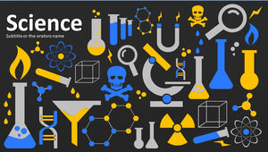 Desenho ppt da educação química requintado ícones relacionados editáveis