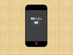 template efeito dinâmico tela de inicialização ppt Meizu MEIZU