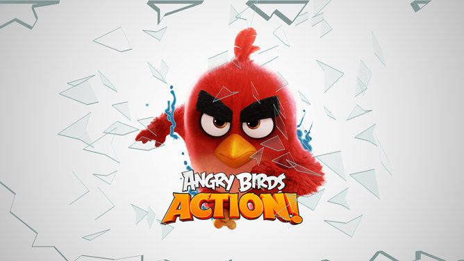 "Angry Birds" Template tema PPT
