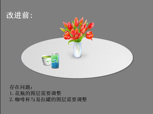Rotate the table ppt effects animation template