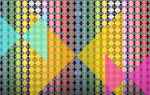 ラウンドボックス創造的な色の背景のPPTテンプレート