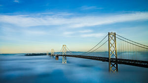Морской мост фоновое изображение
