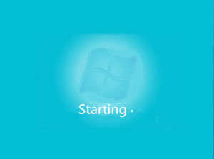 Simple windows boot animation ppt template