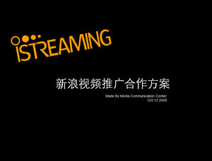 Sina network video promotion cooperation program
